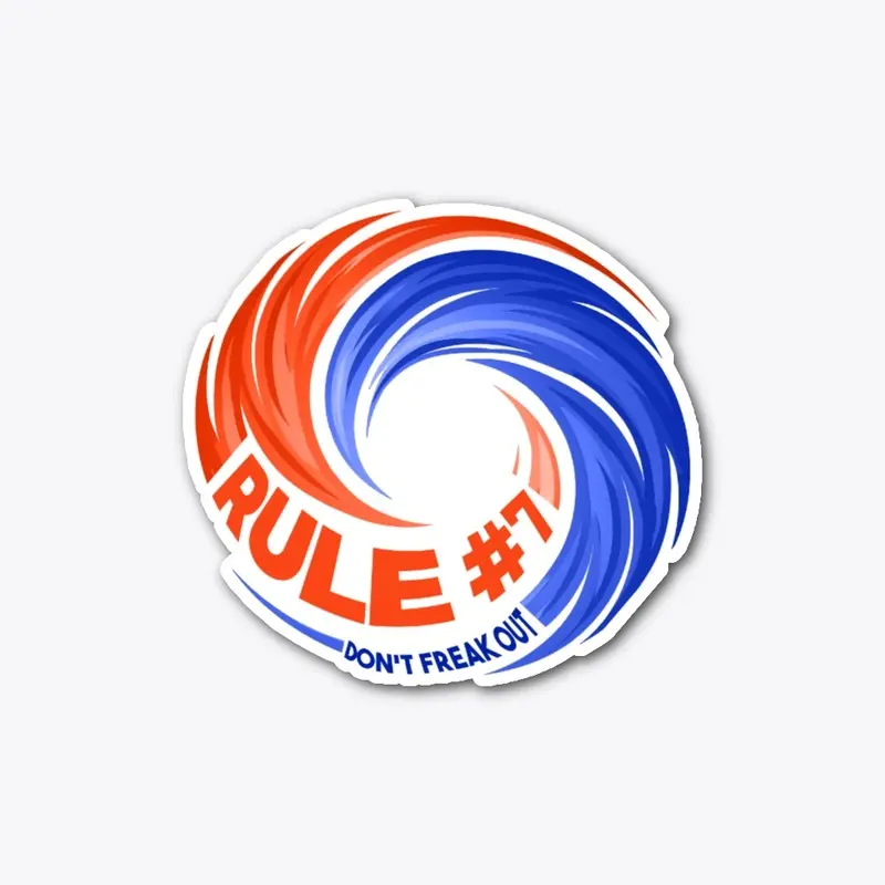 Orange and Blue 2024 Rule #7 Logo