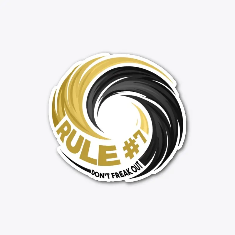 Black and Gold 2024 Rule #7 Logo